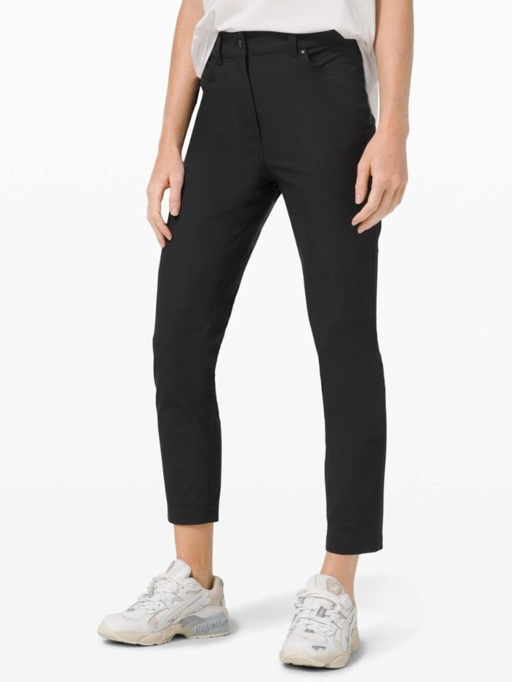 Lululemon City Sleek 5 Pocket 7/8 Ankle Pants Performance Athleisure Black - 6